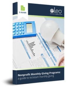 eleo creating monthly giving programs guide book cover