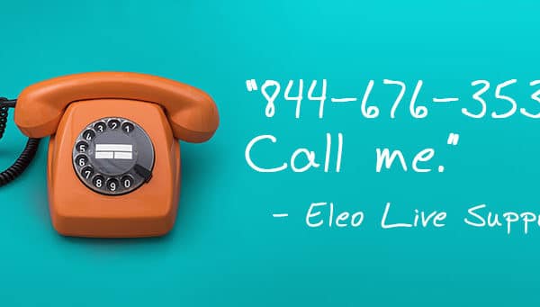 Eleo Live Phone Support for Nonprofits