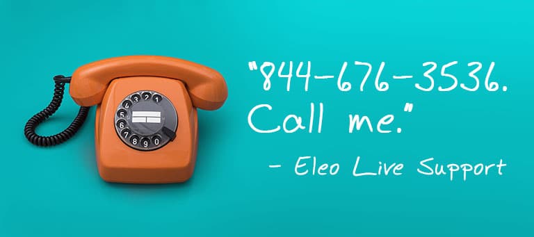 Eleo Live Phone Support for Nonprofits