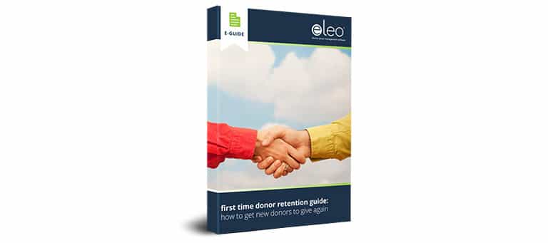 Eleo Retaining First Time Donors Guide Book Cover