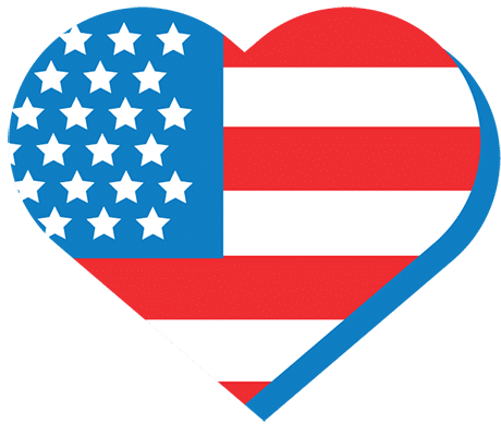 eleo nonprofit july american flag heart