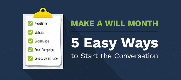 eleo nonprofit make a will month