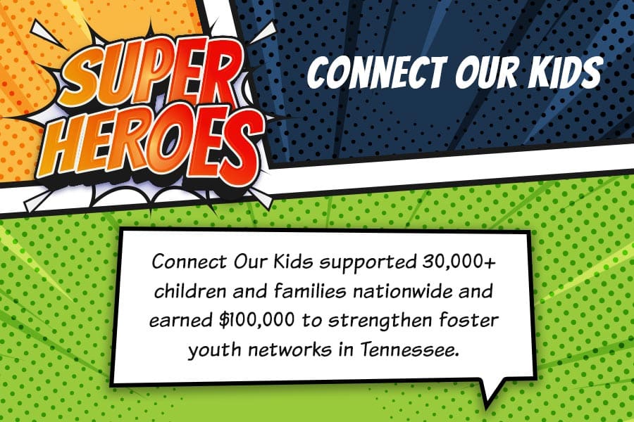 Connect Our Kids superhero