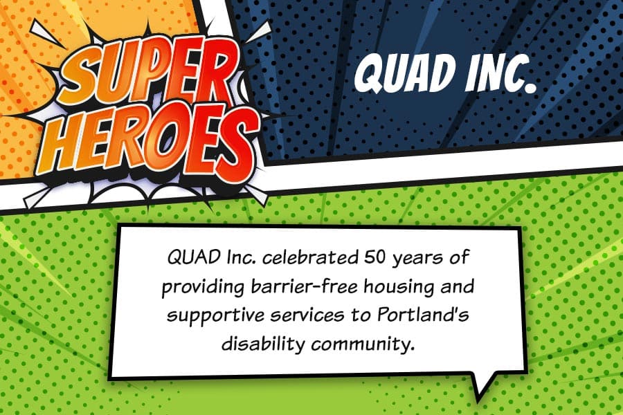 Quad Inc. superhero
