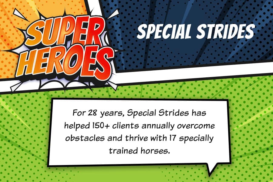 Special Strides superhero